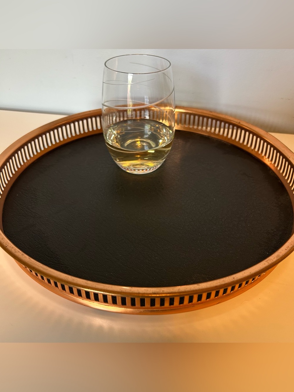 Vintage Coppercraft Guild 13” Copper Bar Tray MCM